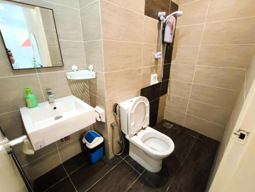 Bilik mandi di The Park Midhill Genting Highlands Free Wi-Fi