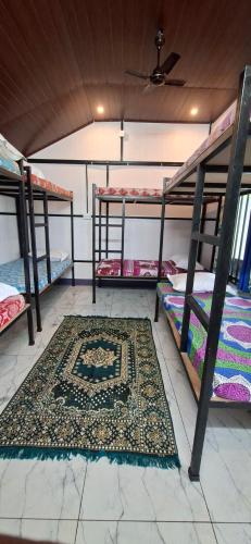 Postel nebo postele na pokoji v ubytování Paradise beach homestay