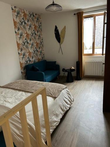 Postel nebo postele na pokoji v ubytování Au 15 Bis - Studio Hyper Centre