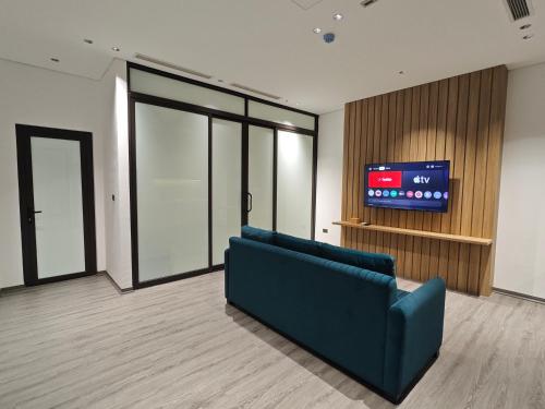 TV a/nebo společenská místnost v ubytování Minerva Aparthotel Hanoi