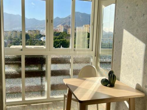 Skyline Studio Benalmádena stunning views Walking distance to the beach and seasonal pool