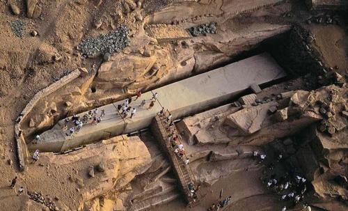 an aerial view of people standing around a river at Luna Nile in Aswan