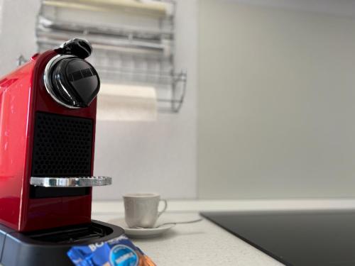 Kuchyň nebo kuchyňský kout v ubytování Il terrazzino sul Golfo