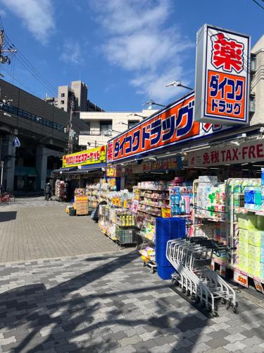 天下茶屋駅1分シャワートイレ各階付き関西空港直通wifiあり