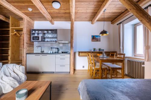 Η κουζίνα ή μικρή κουζίνα στο Chata Vermont