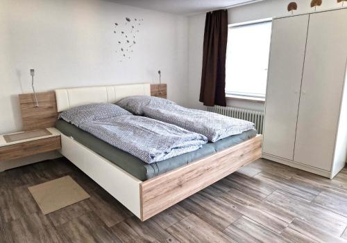 Katil atau katil-katil dalam bilik di Ferienwohnung AyNa 4