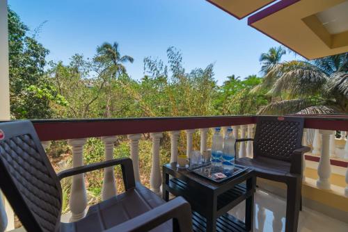 Μπαλκόνι ή βεράντα στο URA Apartment 2bhk Candolim Goa