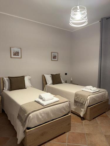 Ένα ή περισσότερα κρεβάτια σε δωμάτιο στο AntAle - Bed&Breakfast
