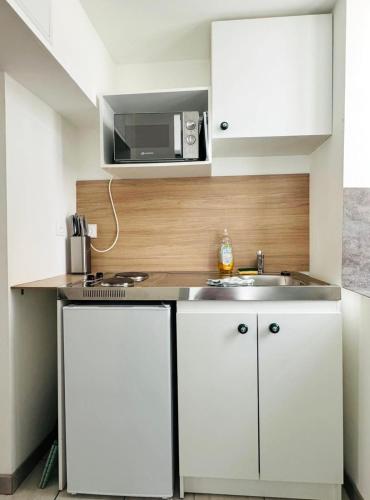 Cuina o zona de cuina de appartement chic