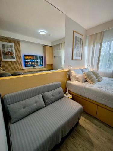 Postel nebo postele na pokoji v ubytování Prime Zen