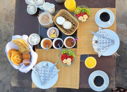 Jídlo v prázdninového domu nebo okolí