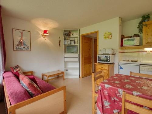 Appartement 1 chambre, coin montagne, vue pistes, 4-6 pers, sud, skis - FR-1-642-102