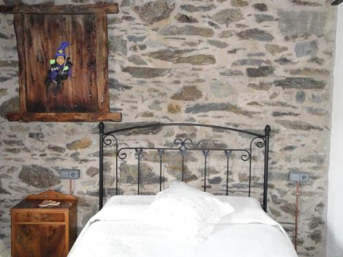Postelja oz. postelje v sobi nastanitve La Cabanya de Cal Forn de Serrat
