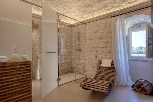 Koupelna v ubytování Masseria Saccente