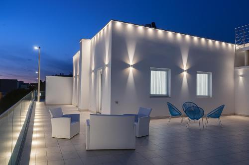 Χώρος καθιστικού στο Hotiday Rooms Torre Lapillo