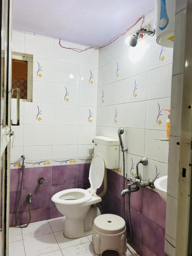 Ένα μπάνιο στο Hotel shree radhe palace