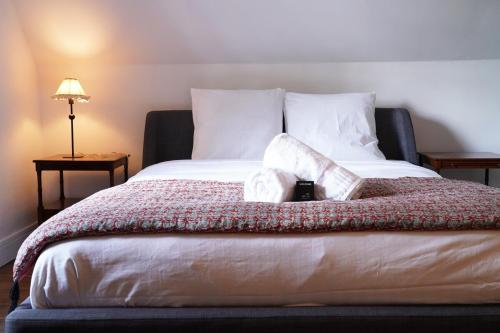 Llit o llits en una habitació de Maison de Sylvain