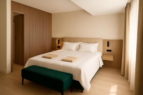 Katil atau katil-katil dalam bilik di Hotel Gaudea Santa Pola