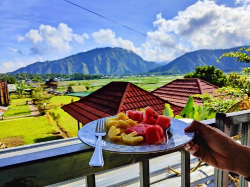 Nespecifikovaný výhled na hory nebo výhled na hory při pohledu z bed and breakfast