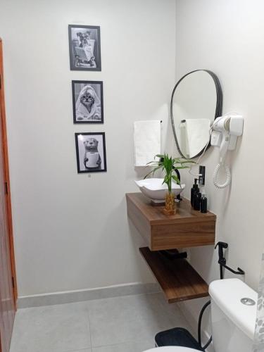 ห้องน้ำของ APTO 401 - no centro, pertinho de tudo