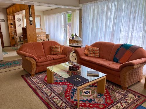 Χώρος καθιστικού στο Waldhaus Panorama Home - CharmingStay