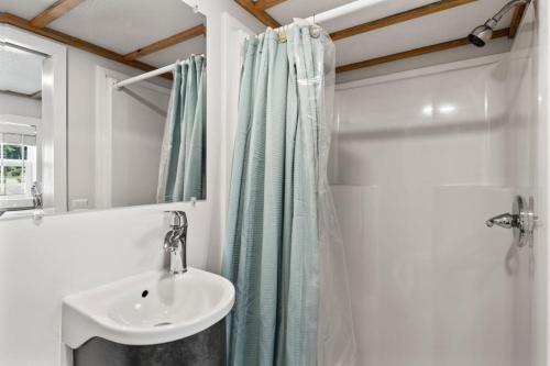 Ένα μπάνιο στο River Run - Riverfront Tiny Home, Trails, and Views!