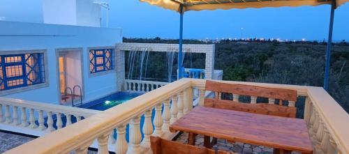 Balkón nebo terasa v ubytování Petit paradis