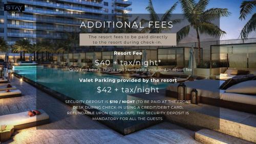 Бассейн в Wake Up To Ocean Views - Stunning 2BDR & 2BA Condo STEPS AWAY FROM THE OCEAN или поблизости