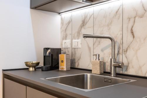 Köök või kööginurk majutusasutuses Centro - Executive APT zona pedonale Wi-Fi - AC