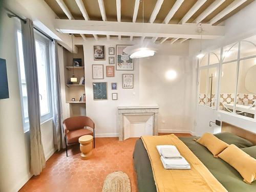 Posezení v ubytování Le Mignet by Rentalaix