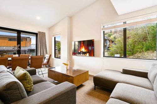 Et opholdsområde på Grand Alpine Villa - 3 bedrooms