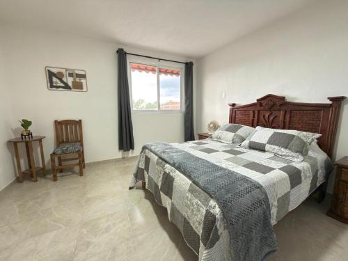 Postel nebo postele na pokoji v ubytování Casa Las Maravillas