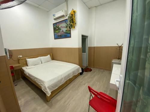 Ένα ή περισσότερα κρεβάτια σε δωμάτιο στο Hotel Sơn Duyên