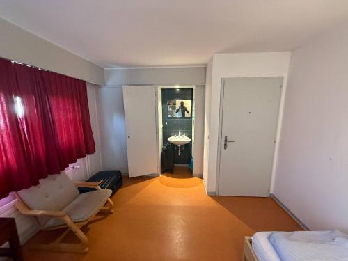 Χώρος καθιστικού στο Beautiful room for a short stay
