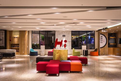 Posezení v ubytování HOTEL HI- Chui-Yang