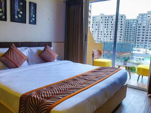 Voodi või voodid majutusasutuse Weekend Address by Cozy Key Homes toas