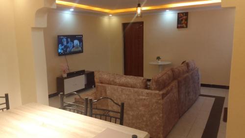 Χώρος καθιστικού στο Style & comfort homes