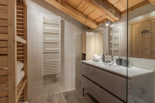 Koupelna v ubytování Chalet Mont Blanc