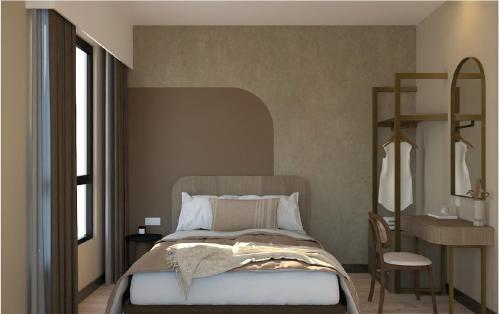 Ένα ή περισσότερα κρεβάτια σε δωμάτιο στο Kivana Suite by Ayuhouz