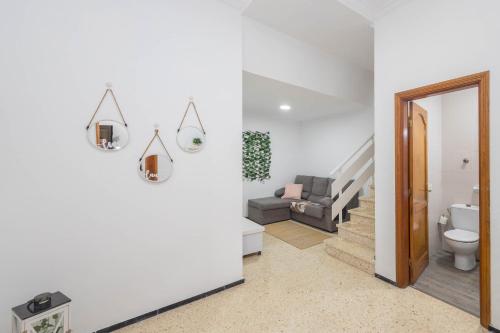 Χώρος καθιστικού στο Melenara Beach - Cozy Ground-Floor Flat