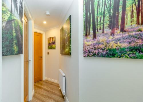 EatonにあるLadera Retreat Lodgesの壁画三面廊下