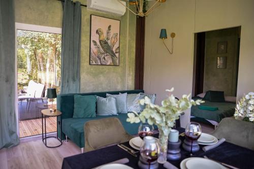 Χώρος καθιστικού στο Forest Resort House
