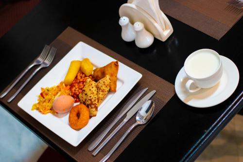 Comida en el hotel o alrededores