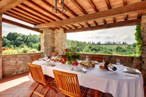 Μπαλκόνι ή βεράντα στο Casa in Chianti
