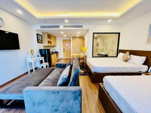 Μια τηλεόραση ή/και κέντρο ψυχαγωγίας στο FLC Sea Tower - Kimi Apartment