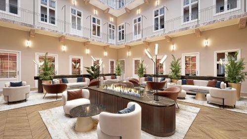 Posezení v ubytování Basiliq Hotel