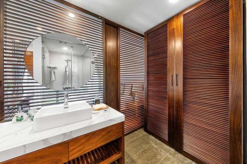 Koupelna v ubytování VILLA NGUYÊN CĂN 4 NGỦ- Vedana Resort Ninh Bình