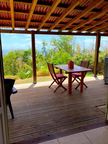 En balkon eller terrasse på Villa coco