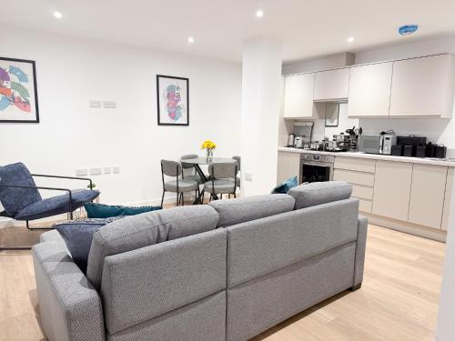 Η κουζίνα ή μικρή κουζίνα στο The Apollo Apartments