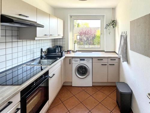 Η κουζίνα ή μικρή κουζίνα στο charmantes Apartment bei Hamburg - Ruhe, Komfort & kostenloses Parken